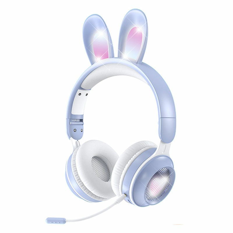 KE-01 Cute Rabbit Ear Foldable Headphone Stereo Music Wireless Bluetooth Headset with Mic KE-01 Cute Rabbit Ear Foldable Headphone Stereo Music Wireless Bluetooth Headset with Mic